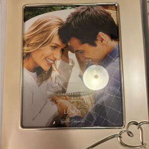 Lenox Silver Picture Frame with Heart Accent